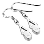 Mother of Pearl Silver Earrings - e378